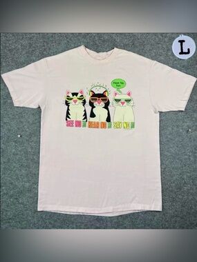Vintage 80’s Hear No Evil Have No Fun Tee Shirt